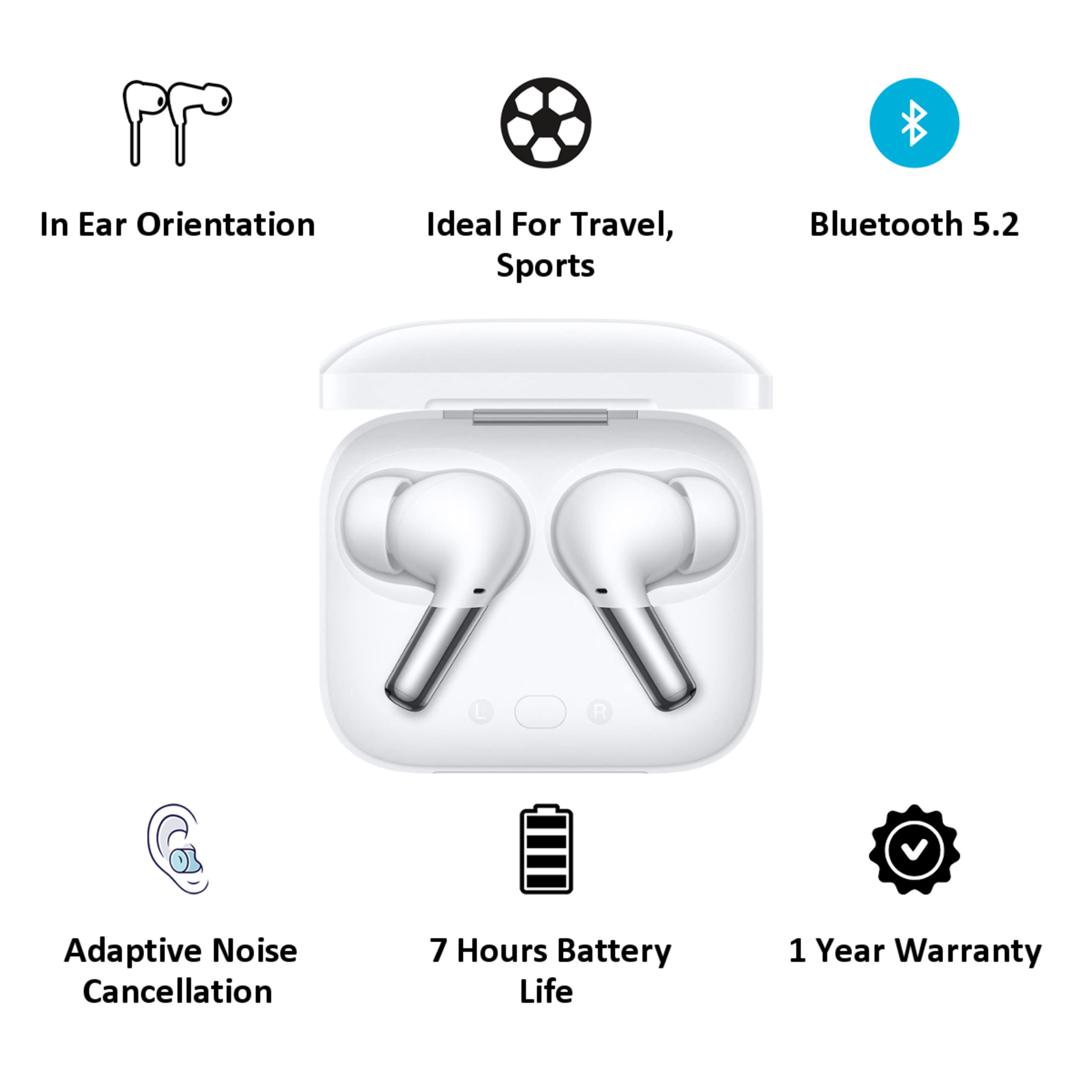 Buy Oneplus Buds Pro Tws Earbuds With Adaptive Noise Cancellation Ip